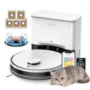 ILIFE A30 Pro Robot Vacuum and Mop, 10000Pa Suction, 280-Day Self-Emptying, LiDAR Navigation, Up to 150 Min Runtime, App & Voice Control, Works on Hard Floors, Carpet & Pet Hair