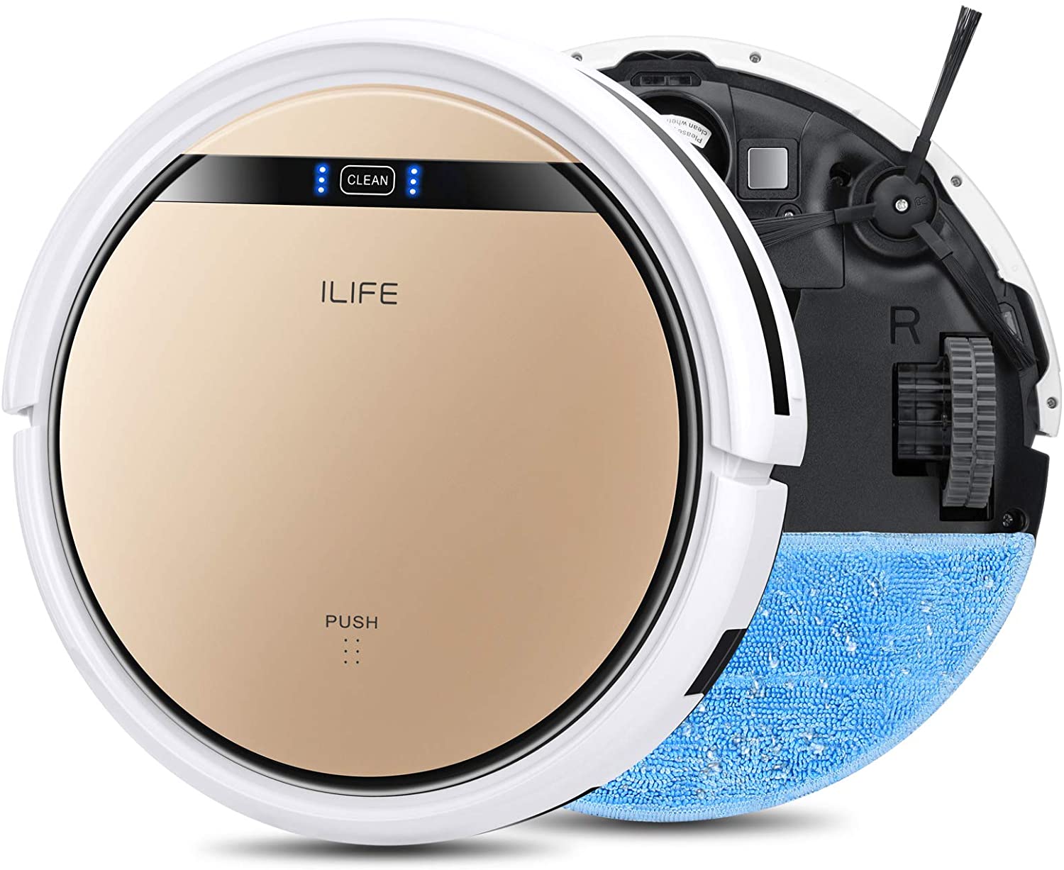 ILIFE V5s Pro-W, Robot Vacuum and Mop 2 in 1, with Water Tank, Self Charging, Tangle Free for Pet Hair - image 1 of 7