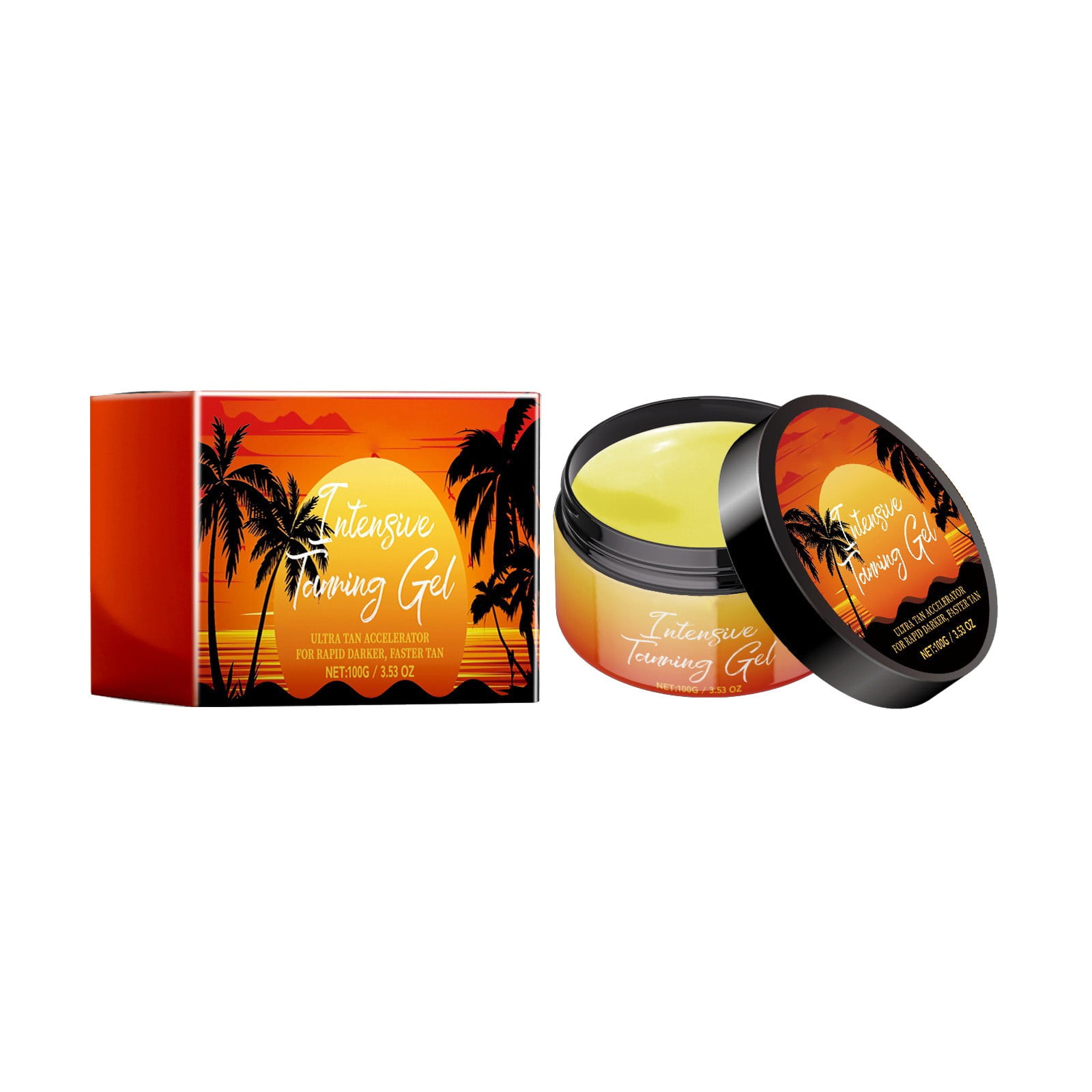 ILJNDTGBE Black Aiding Care Gel: Fast Tanning At Beach and Seaside In ...