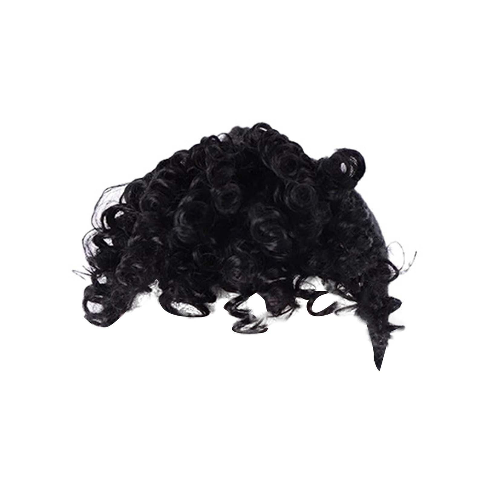 ILJNDTGBE Curly Fringe Clips In With High Temperature Fiber Hairpieces
