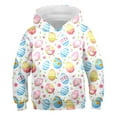 ILJNDTGBE Kids Children Boys Girls Easter Spring Long Sleeve Hoodie
