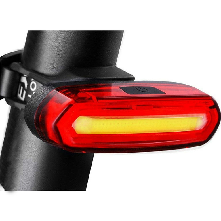 ILJNDTGBE USB Rechargeable Bicycle Modes Light Tail Flash LED