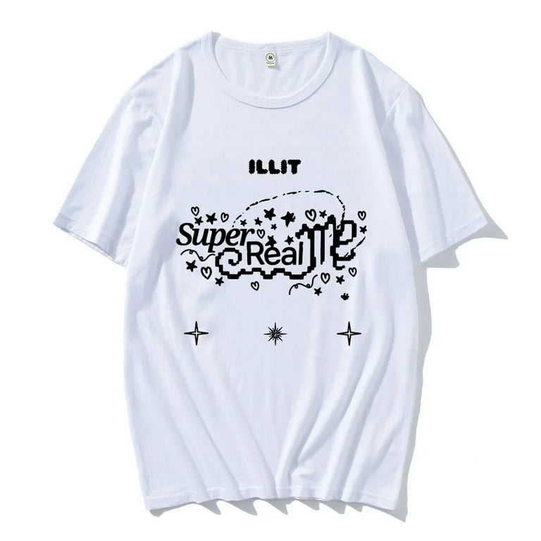 K-POP・アジア ILLIT Super Real MD S/S T-Shirt Minju ILLIT T-Shirt, ILLIT Super Real Me Shirt, ILLIT