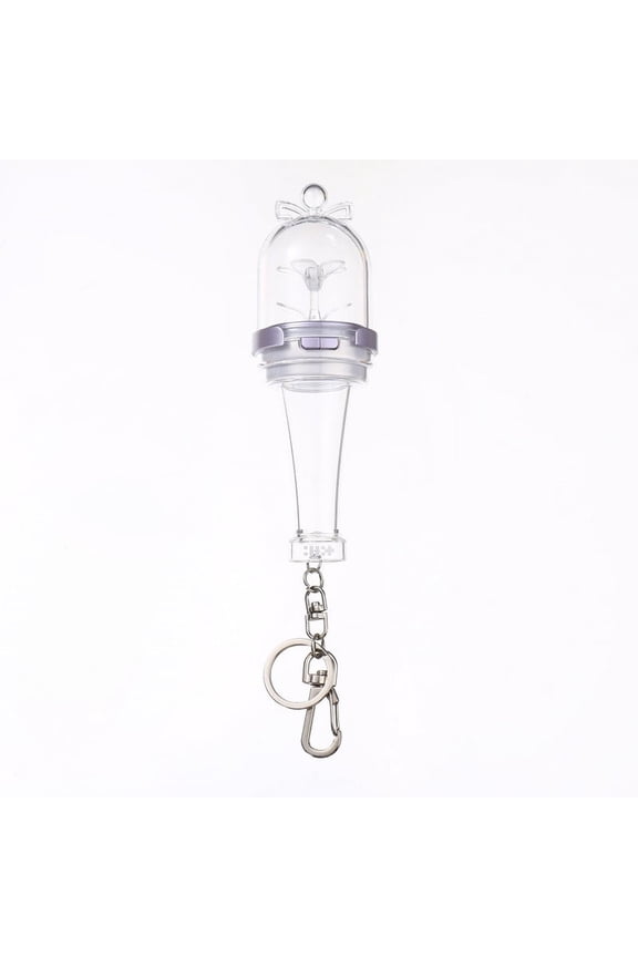 ILLIT Lightstick Keychain,K-pop Keyring Pendant Bag Accessories Merch Gift (Built-in Battery)