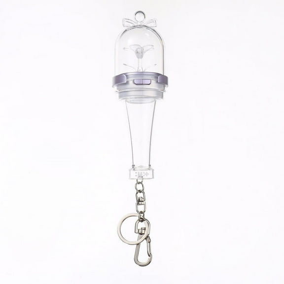 ILLIT Lightstick Keychain,K-pop Keyring Pendant Bag Accessories Merch Gift (Built-in Battery)