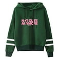 thumbnail image 1 of ILLIT Not cute anymore hooded drawstring pocketless  sweatshirt men/women kpop pullover, 1 of 7