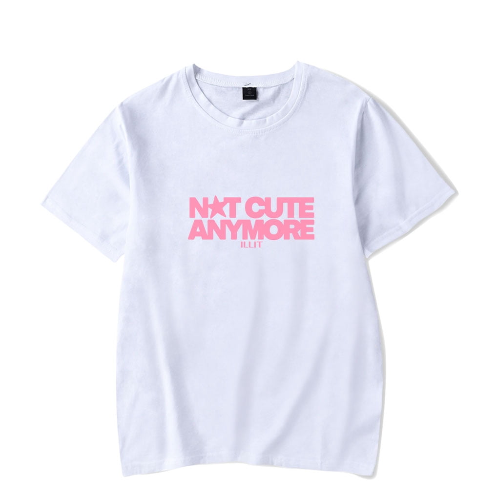 ILLIT merch Not cute anymore tshirt crewneck short sleeve tshirt