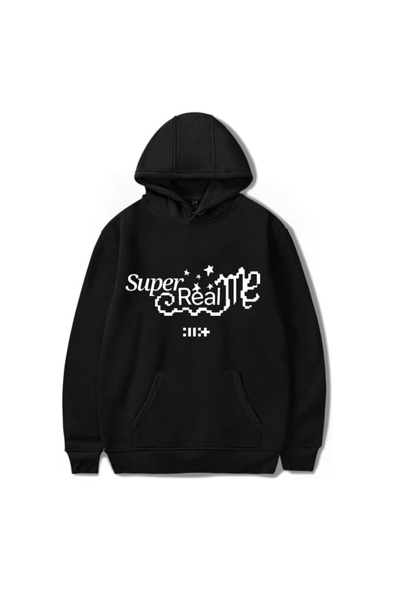 ILLIT merch Super Real Me Hooded Drawstring Pocket Sweatshirt Men/women kpop outfits
