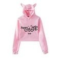 thumbnail image 1 of ILLIT merch  Super Real Me hoodie  kawaii cat ear drawstring  sweatshirt  men/women kpop pullovers, 1 of 6