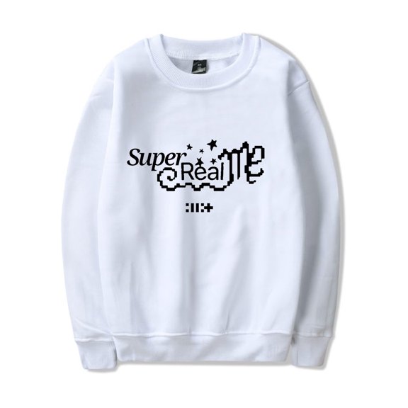 ILLIT merch  Super Real Me  sweatshirt  crewneck long sleeve sweatshirt men/women fashion pullover