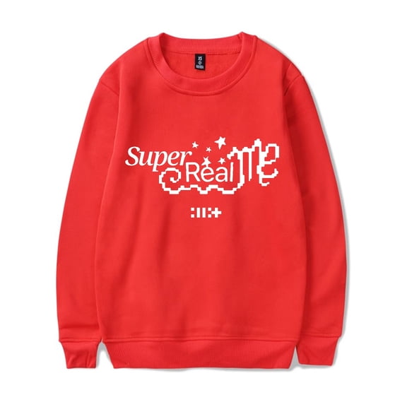 ILLIT merch  Super Real Me  sweatshirt  crewneck long sleeve sweatshirt men/women fashion pullover