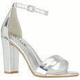 thumbnail image 1 of Women Chunky Heeled Ankle Strap Sandals Elegant Single Band Buckle Decor Sandals High Heel Sandals Open Toe Ankle Strap Sandals Heels, 1 of 5