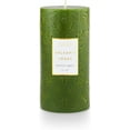 thumbnail image 1 of ILLUME Noble Holiday Balsam & Cedar Debossed Etched Pillar Candle, 4" x 7", 1 of 5