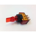 thumbnail image 1 of ILLUMINATED TOGGLE SWITCH ON/OFF 20 AMP 12VDC COLOR (1 PACK, RED), 1 of 1