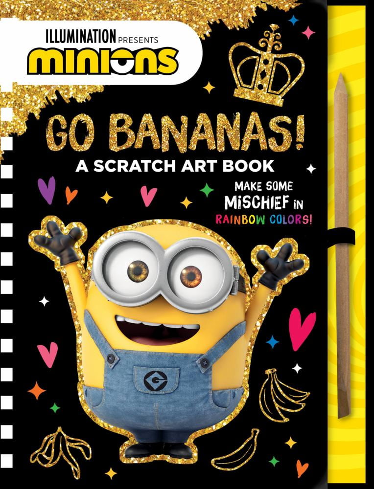 ILLUMINATION ENTERTAINMEN: Minions: Go Bananas!: A Scratch Art Book, 64 pages (Hardcover)