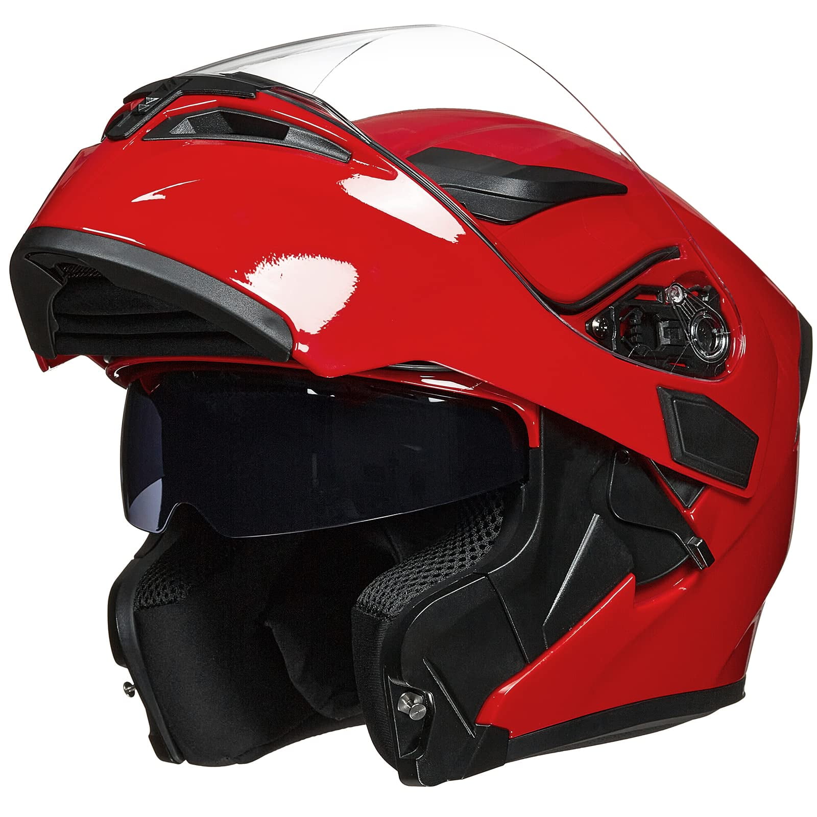 ILM Motorcycle Dual Visor Flip up Modular Full Face Helmet DOT Model 902/902L