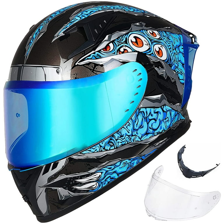 ILM Motorcycle Helmet Full Face with Pinlock Compatible