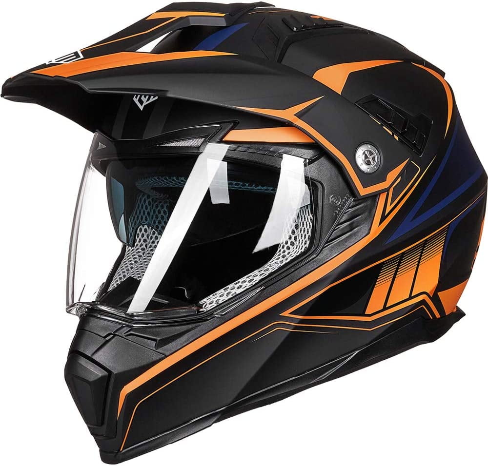 Dual sport helmet with sun visor hotsell
