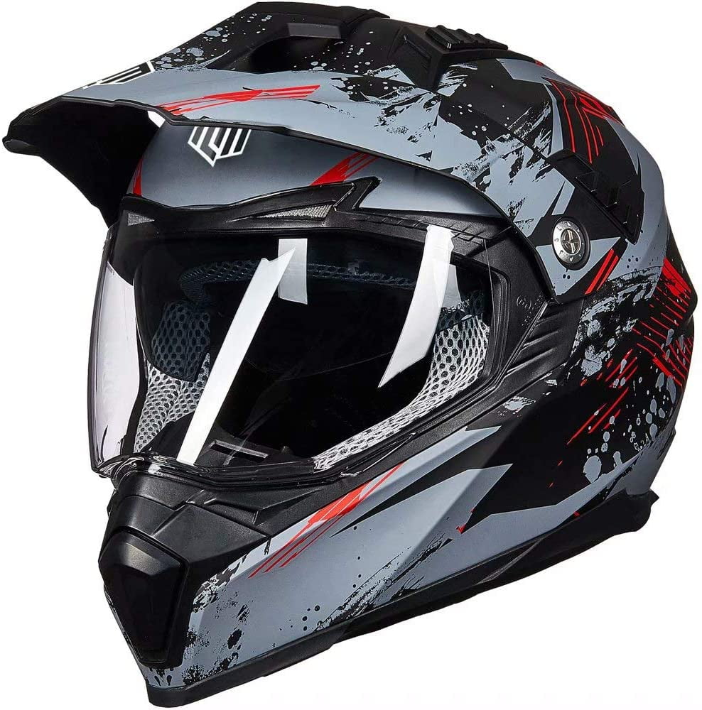 Motocross Helmet Adult Motocross ATV Helmets Offroad Street Dirt Bike BMX  ATV Helmet Goggles Casco DOT