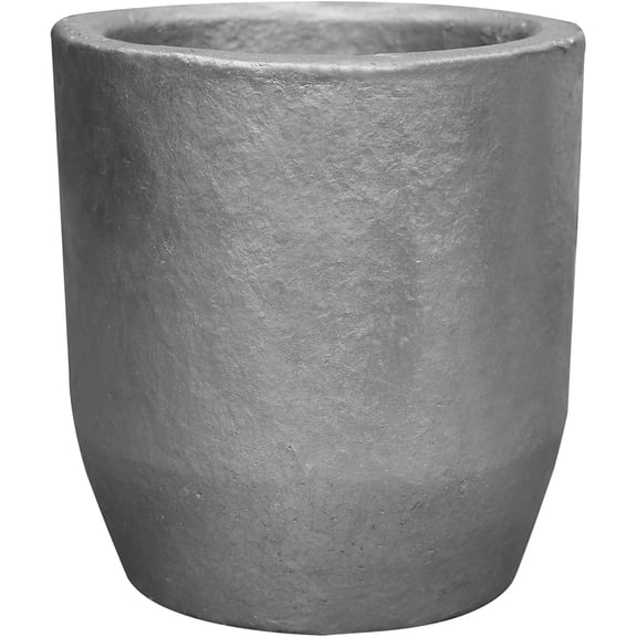 ILOKNZI#15  33lbs/15kg Premium Graphite Crucible, Silicon Carbide Clay Cup for Melting & Casting Aluminum, Gold, Silver, Copper, Brass, Withstands 1800/3272