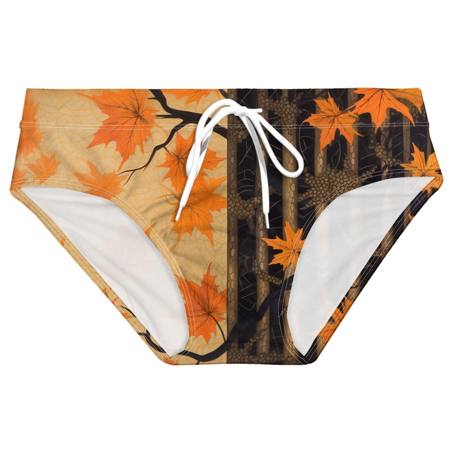 ILOMWU Mens Bikini Briefs Maple Leaf Themed Canadian Independence Day