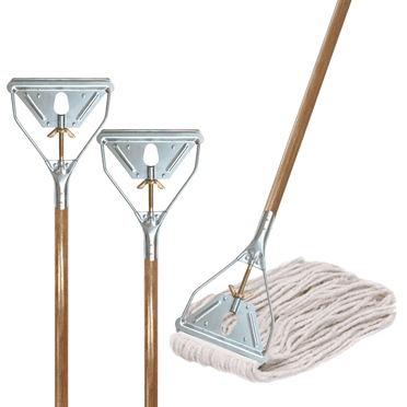 ILOT 59" Mop Stick Quick Change Commercial Mop Handle Pack of 2