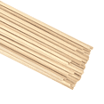 thumbnail image 1 of ILOT Wooden Dowel Rods 3/8 x 24 Inch Round Unfinished Hardwood Craft Sticks for DIY Lollipops Cake Support, 50 Pieces, 1 of 6