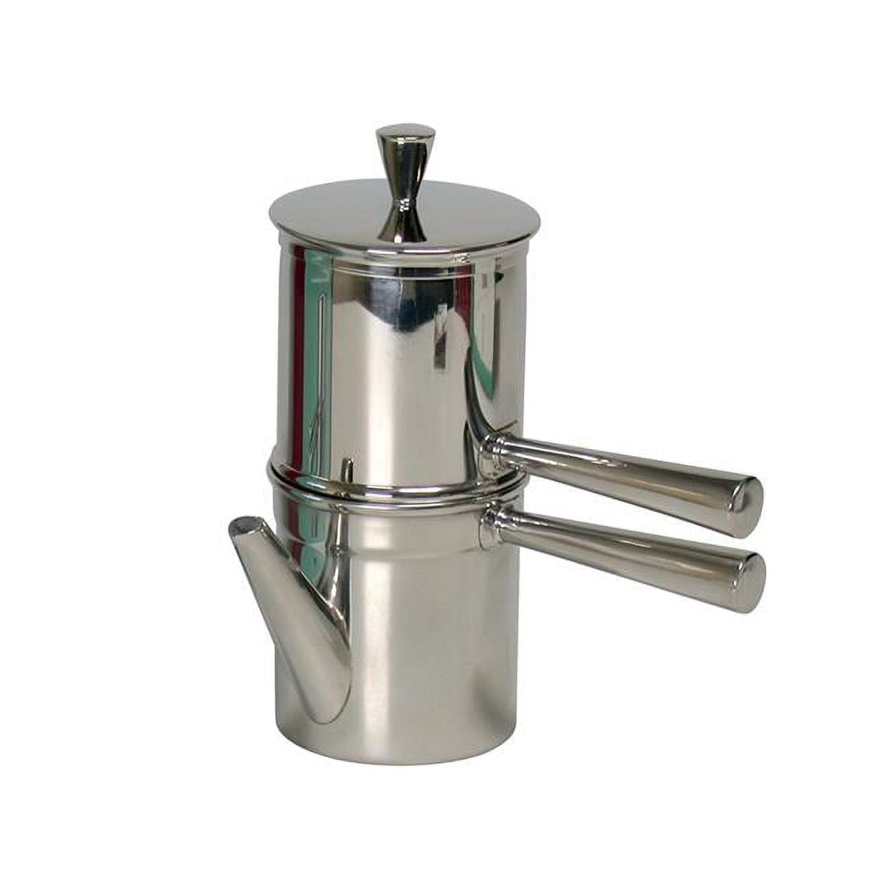 Ilsa V135-6 Neapolitan Coffee Maker Stainless Steel Silver - Cup of 6
