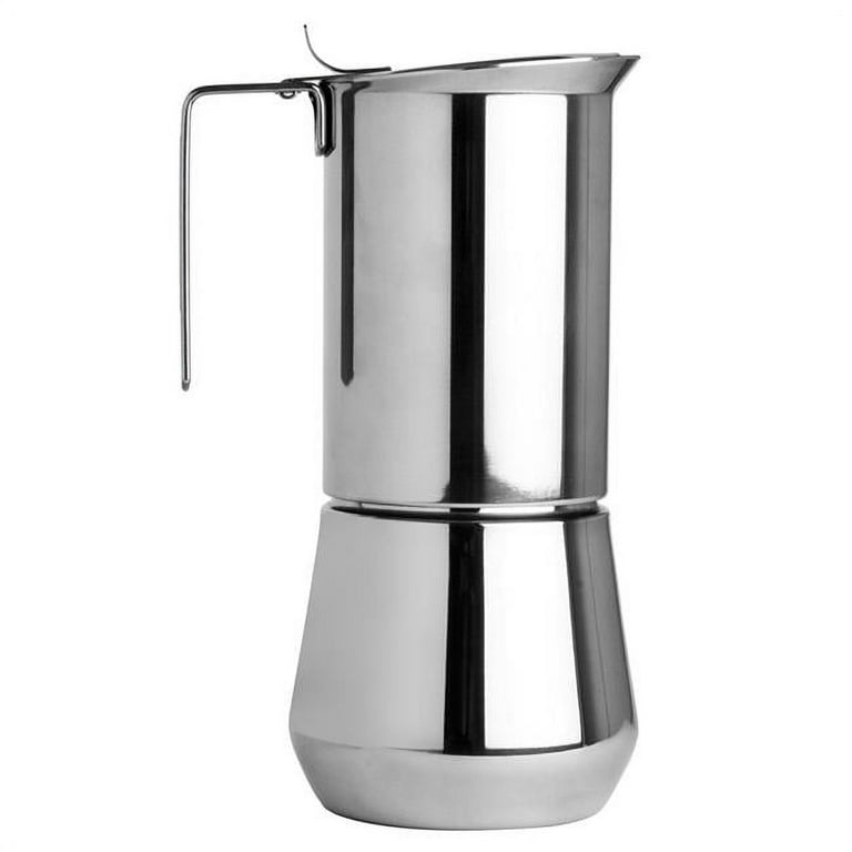 Ilsa V14-3 Turbo Express Stainless Steel Espresso Maker - Cup of 6