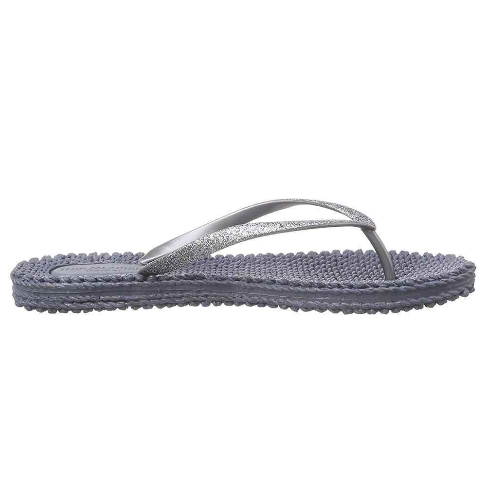 ILSE JACOBSEN Flip Flops With Color: Grey, Size: 37 (10CHEERFUL01-006-37) - Walmart.com