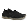 thumbnail image 1 of ILSE JACOBSEN Tulip 138 Lux Slip On Perforated Metal Dot Flat, Color: Black, Size: 36 (TULIP138LUX-001-36), 1 of 3