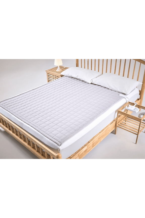 Large Washable Electric Heating Pad Mat for Back Pain, Cramps Relief, Mattress. Auto 15 Hours Shut Off, Anti-Electrical Radiation, Cotton Material, UL Listed (Duo)