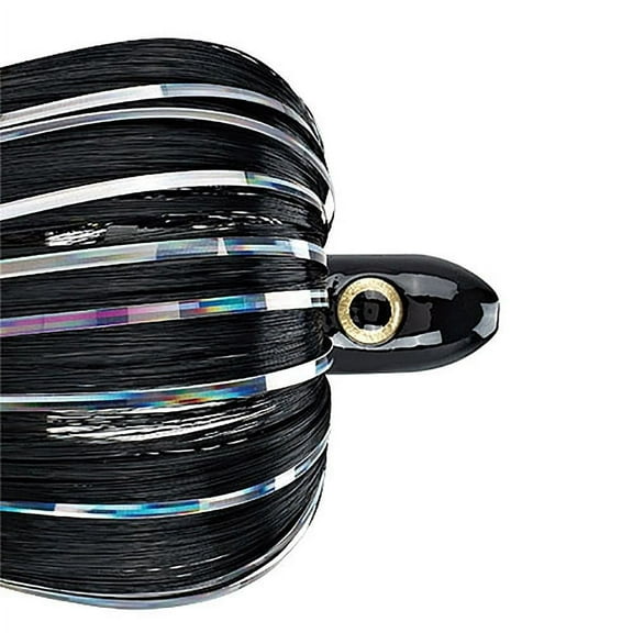 ILand Crusader Lures Black Lead Head, Black Flash-Black, 6oz