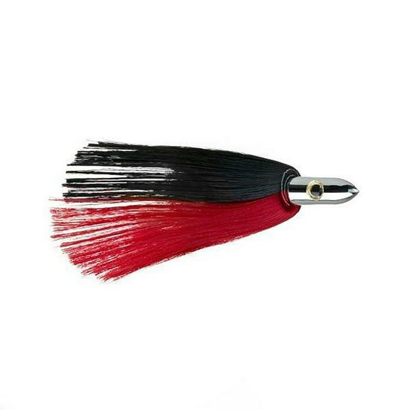ILand Lure The Ilander 8.25" 2.5oz Chrome Head,Black-E-Red Lures