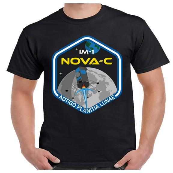 IM-1 Mission Nova-C Logo Adult Shirt-Small