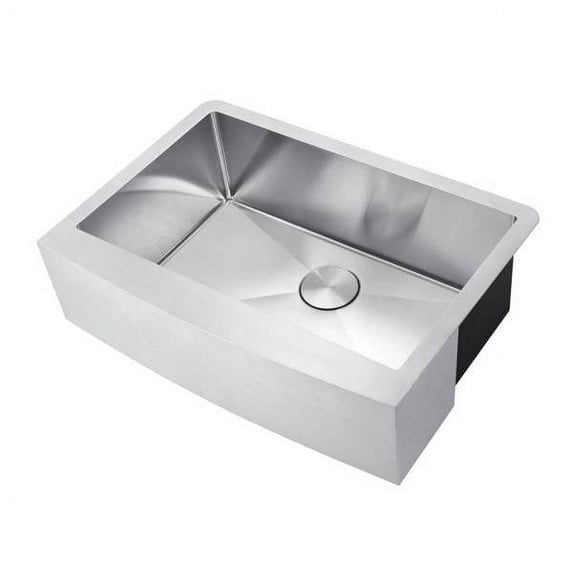 IM Beauty 30 Inch Stainless Steel Apron Front Farmhouse Kitchen Sink, 16 Gauge Handmade Workstation 10 inch Deep Single Bowl Kitchen Farm Sinks, 30x21x10 inch with Strainer & Bottom Grid