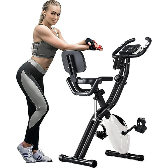 IM Beauty Folding Upright and Recumbent Stationary Bike