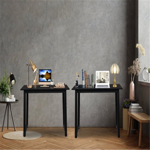 IM Beauty Modern Computer Desk,120cmLarge Office Desk Computer Table Study Writing Desk Workstation for Home Office, Black