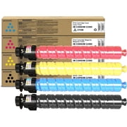 IM C2000 IM C2500 Compatible Toner Cartridge Replacement for RIC Lanier Savin 842307 842308 842309 842310 for IMC2000 IMC2500 Printer 4 Pack