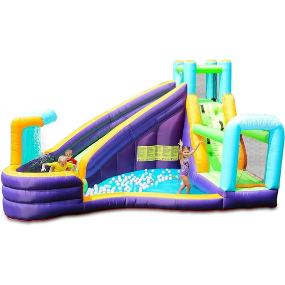 IM Lashes Residential Use Plastic Swing Set, HDPE White, 36” x 18.5” x 44.4”