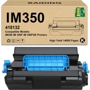IM350 IM 350 Toner Cartridge High Yield Replacement for Ricoh 418132 with IM350 IM 350F IM 350FSE 14000 Printer 1 Black
