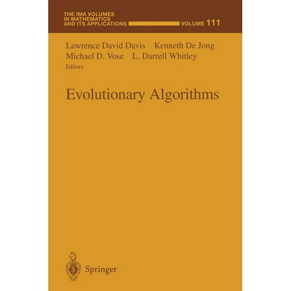 IMA Volumes in Mathematics and Its Appli Evolutionary Algorithms, Book 111, (Paperback)