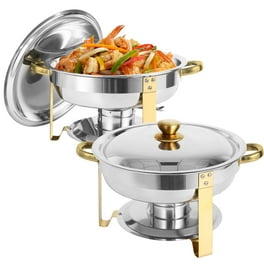 OVENTE Electric Buffet Server and Food Warmer with 2 1.5 qt. Pan and  Stainless Steel Warming Tray FW152S - The Home Depot