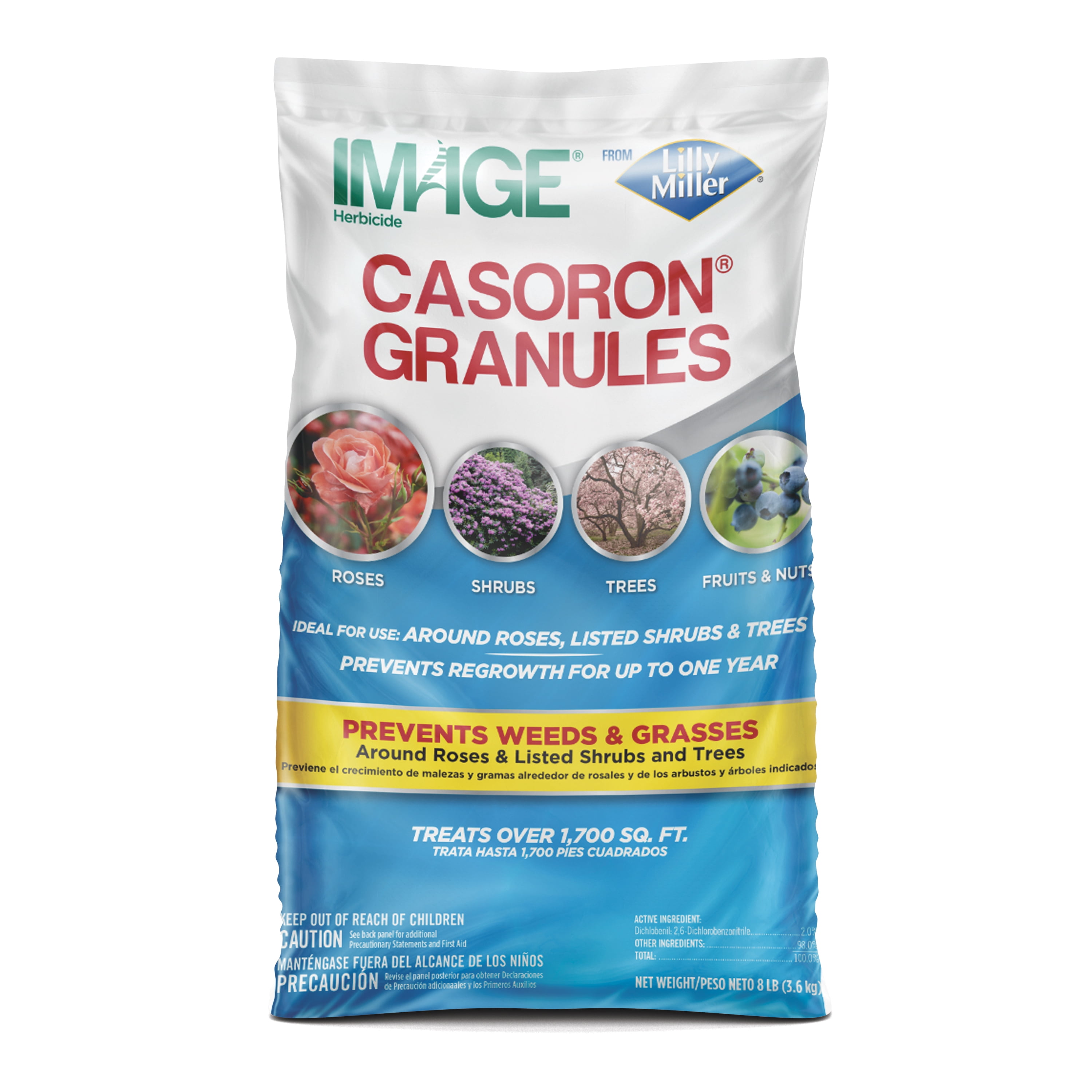 2 pack) IMAGE Casoron Weed Preventer Granules Herbicide, RTU, 8 lb