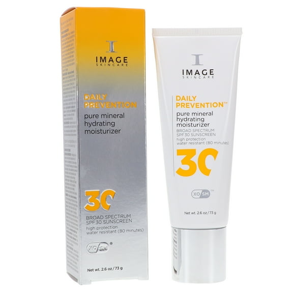 IMAGE Skincare DAILY PREVENTION Pure Mineral Hydrating Moisturizer Broad Spectrum SPF 30 Sunscreen 2.6 oz