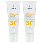 IMAGE Skincare DAILY PREVENTION Sheer Matte Moisturizer SPF 30 2.6 oz 2 Pack
