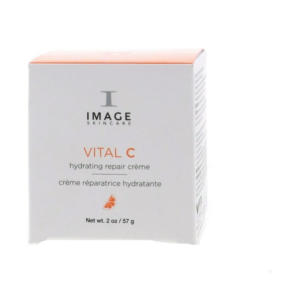 Image Skin Care VITAL C Hydrating Repair Crème Night Moisturizer with Hyaluronic Acid and Vitamin C for Intense Hydration and Anti-Aging, 2 oz