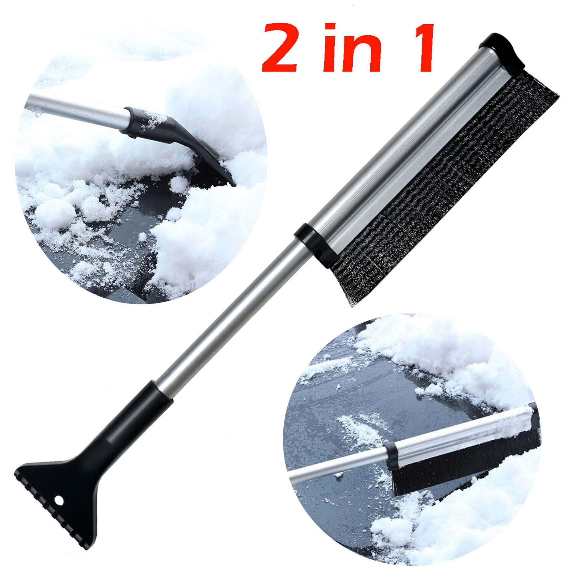 IMAGE Telescoping Car Windshield Ice Scraper Brush Extendable Auto Snow