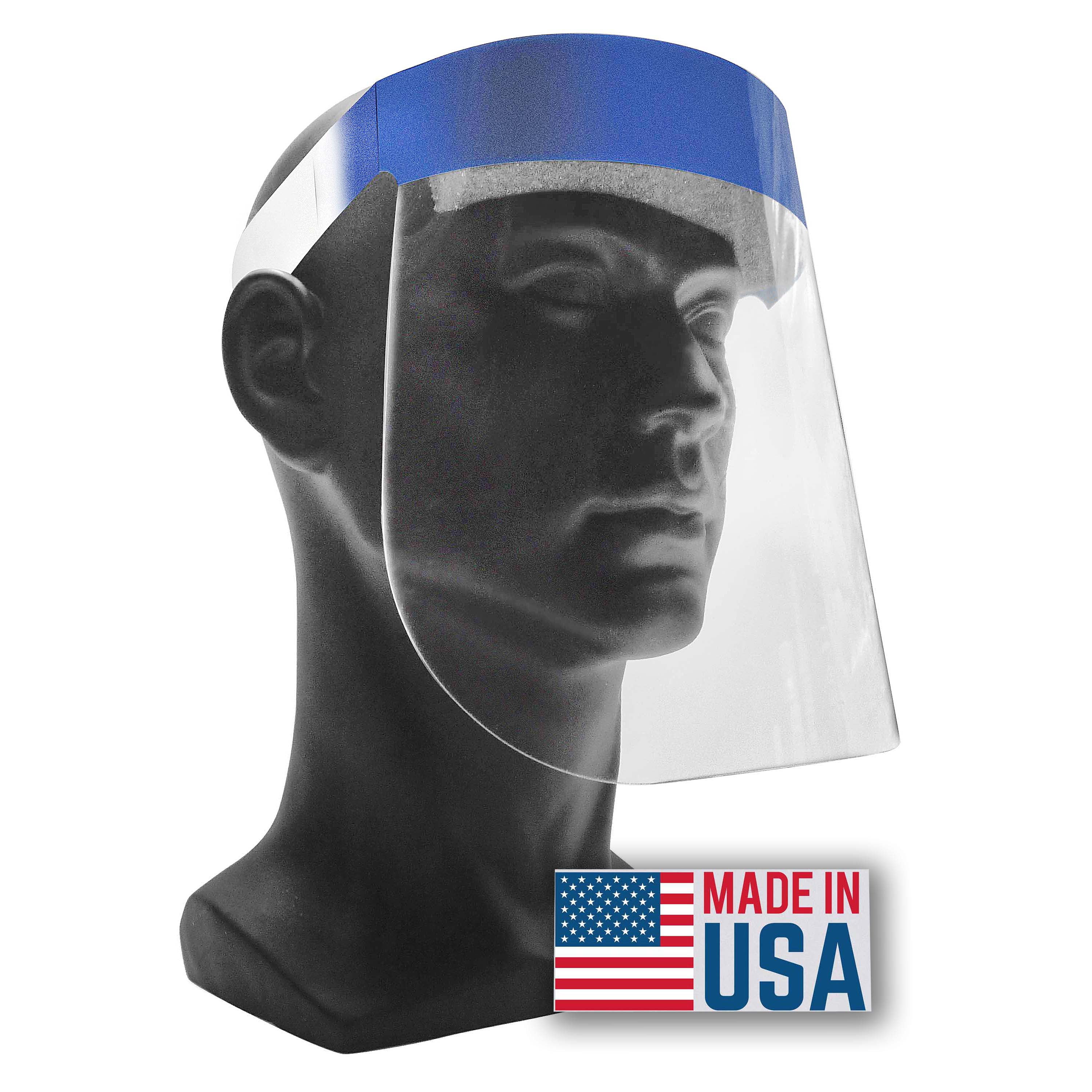 IMAGEWORKS – Protective Face Shield, plastic light-weight defense layer for protection from sneezes, debris, chemical hazards, splash guard. Imageworks Face Shield, Adult Size 9” x 10.5” - Pack of 50