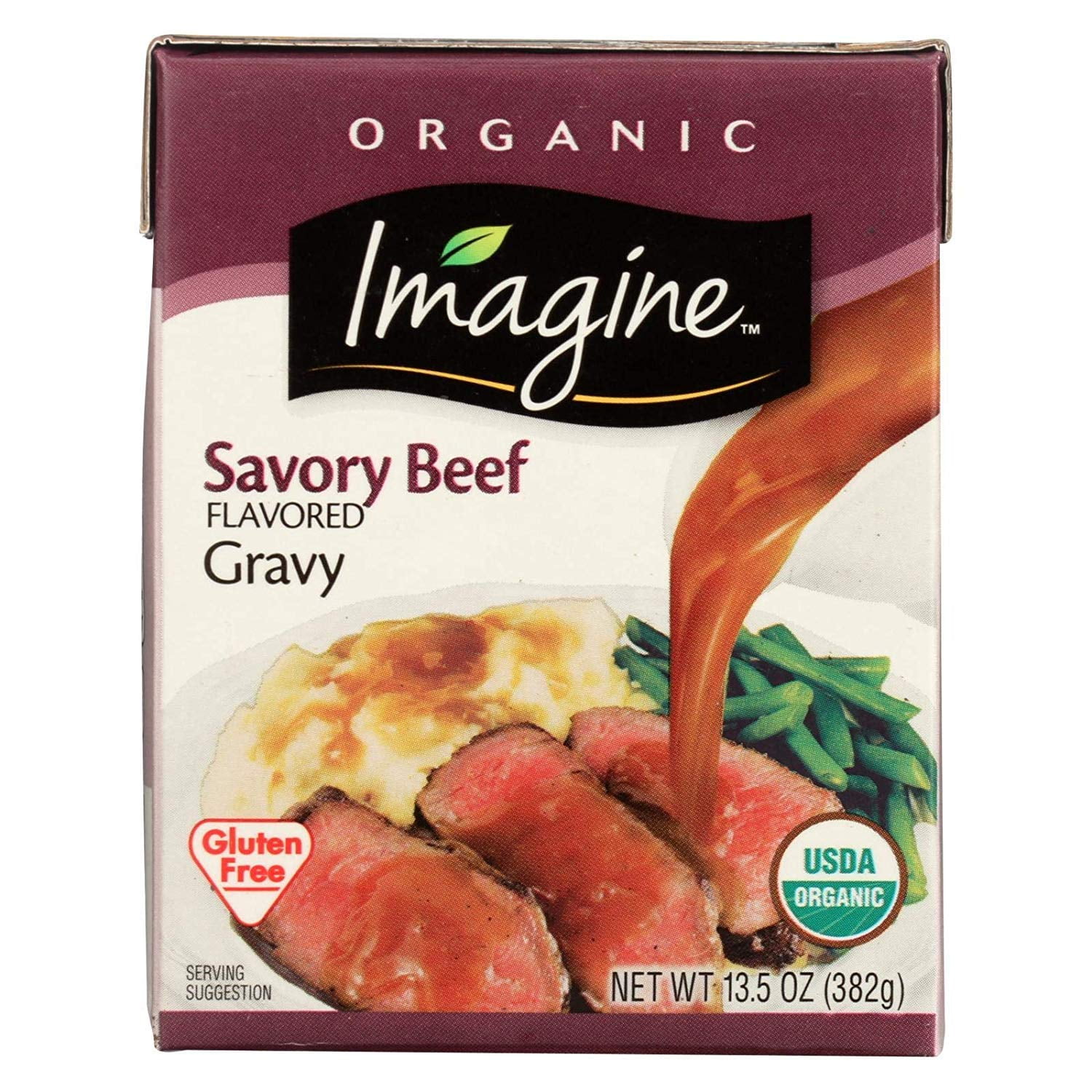 IMAGINE GRAVY BEEF ORG 13.5 Ounce (Pack of 12) - Walmart.com